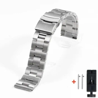 Solid 316L Stainless Steel Strap for SKX007 NO.5 SKX009 SKX013 Oyster Luxury Watchband 18/20/22/24/26mm Men Watch Accessories