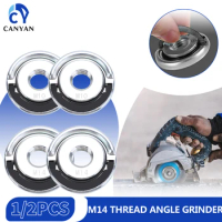 1pc Quick Release M14 Thread Angle Grinder Pressure Plate Release Locking Angle Grinder Flange Nut Accessory for Replacement