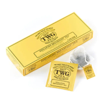 【TWG Tea】手工純棉茶包 獅城早餐茶 15包/盒(Singapore Breakfast Tea;黑茶)