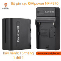 Bộ pin sạc Ravpower NP - F970 For Sony