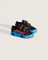 Vans Kids OLD SKOOL V CAR - VN000EE7Y61 7 BLACK/BLUE
