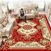 European-style living room carpet, sofa and coffee table rug, large area household absorbent bedroom