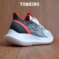 Tomkins Willie - Putih Merah Sepatu Casual Perekat Anak Remaja Pasti Diskon
