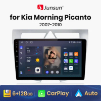 Junsun V1 AI Voice Wireless CarPlay Android Auto Radio for KIA Morning Picanto 2007 - 2010 4G Car Multimedia GPS 2din autoradio