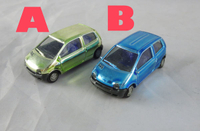 【震撼精品百貨】西德Herpa1/87模型車~RENAVLT TWIN GO 金綠色/藍色【共2款】