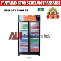 RSA JADE 2 Dua Pintu Showcase - Display Cooler - Lemari Kaca Berpendingin - Kulkas Kaca - Tempat Pro