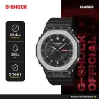 G-Shock Jam Tangan Analog Digital Pria GM-2100BM-1ADR Original Black Resin Strap