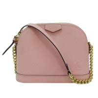 【二手名牌BRAND OFF】LOUIS VUITTON LV 路易威登【再降價】 粉色 EPI皮革 Alma 水波紋 迷你 肩背包 M51406