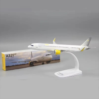 Mô hình máy bay A321 NEO bằng nhựa ABS của hãng hàng không Vueling Tây Ban Nha tỷ lệ 200 bộ sưu tập 