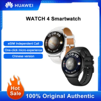 2023 NEW HUAWEI WATCH 4 Phantom Moon Black Fluorine Rubber Watch Strap One Key Micro Physical Examination eSIM Independent Call