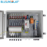 12 String input Photovoltaic Array Solar PV Combiner Box 1 string output for off grid solar energy system