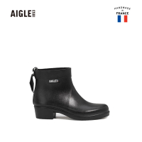 AIGLE 女 經典短筒膠靴(AG-FNB28A100 黑色)