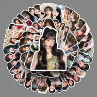 【全球優品匯】50張張元英明星貼紙個性跨境韓國女團IVE裝飾手機水杯手帳本貼紙