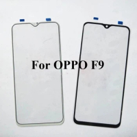 2PCS For OPPO F9 Glass Lens touchscreen Touch screen Outer Screen For OPPO F 9 OPPOF9 Glass Cover without flex For OPPO F9