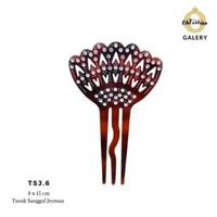 OHFASHION Tusuk Sanggul Jerman Cokelat Tusuk Sanggul Konde Rambut 1 pc 06