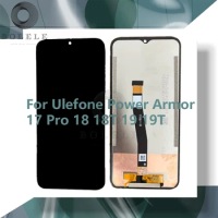 For Ulefone Power Armor 17 Pro 18 18T 19 19T LCD Display Touch Screen Panel Sensor Digitizer Glass Full Assembly Front LCD