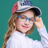 Junior Boy Girl Glasses Kids Anti Blue Ray TR90 Optical Frame Clear Computer Reading Reflective Eyeglasse 4-12 UV Filter 2020