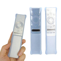 Silicone Cover Case for Samsung BN59-01265A/01272A Remote Control Transparent QLED TV Remote Protector for BN59-01272A Cover