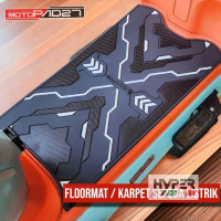 karpet pijakan karpet sepeda motor listrik uwinfly / goda / exotic / genio / dll premium (COD)