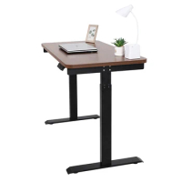 executive workstation laptop drafting lift sit stand table electric height adjustable computer desk