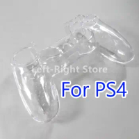 2PCS Protection Clear Cover for Sony PlayStation Dualshock 4 PS4 PS5 Controller Protective Hard Crystal Case Transparent Shell