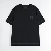 Kaos GIVENCHY 4G OUTLINE STITCHING WHITE BLACK TSHIRT 100% ORIGINAL Size XL