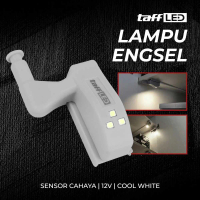 Promo TaffLED Lampu Engsel Sendok LED Kabinet Sensor Cahaya Cool White 12V - XYD Murah