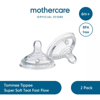 Mothercare Tommee Tippee Super Soft Teat Fast Flow - Dot Susu Anak Bayi
