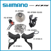 Shimano 105 R7000 Groupset 2x11s Road Bike Bicycle Set CS Cassette 12-25T/11-34T/11-32T/11-30T/ 11-28T RD- R7000-SS/GS CN ST