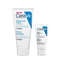 【敏肌85折組】CeraVe適樂膚 全效超級修護乳52ml+長效潤澤修護霜177ml【美十樂藥妝保健】