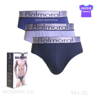 Balmoral Celana Dalam Pria Dewasa BAL A032 Isi 3 pcs Bahan Katun