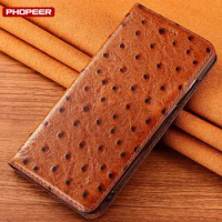 Genuine Leather Flip Case For OPPO Realme 11 11x 12 Pro Plus 5G Magnetic Wallet Smartphone Fundas Covers Shells
