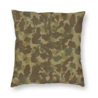 Soft Frogskin Camo Throw Pillow Cover Decoration Custom Square Military Army Camouflage Cushion Cover 45x45 Pillowcover for Sofa