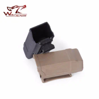 Tactical Single Pistol Magazine Pouch Clip for 9mm to .45 caliber GLOCK M9 P226 HK USP Mag Case Airsoft Hunting Accessories