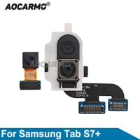 Aocarmo 1Pcs Back Main Cameras And Front Camera Flex Cable For Samsung Galaxy Tab S7Plus S6 T865 T976B T970 Replacement