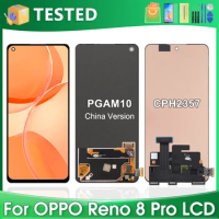 For OPPO Reno 8 Pro For Ori Reno8 Pro CPH2357 PGAM10 LCD Display Touch Screen Digitizer Assembly Replacement