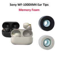 3Pair Memory Foam Ear Tips for Sony WF-1000XM5 WF-1000XM4 TWS Eartips 4mm Noise Reduction for sony 1000XM3 Ture Wireless Earbuds