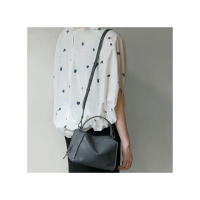 【Darker Than Black】Mini Valley Cube Shoulder 迷你方型軟包/霧灰藍(斜背包/側背包/單肩包/
