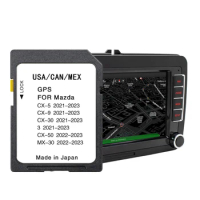 SD Card GPS USA/CAN/MEX 2023 Maps or Mazda 3 CX-5 CX-9 CX-30 MX-30 CX-50 Car 16GB Compatible GPS System Accessories