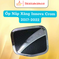 Ốp nắp bình xăng xe Innova 2017- 2022 NHỰA ĐEN 2 MÀU