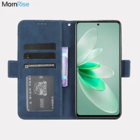 For VIVO V27E / S16E Wallet Case Magnetic Book Flip Cover Card Photo Holder Luxury Leather Mobile Phone Fundas