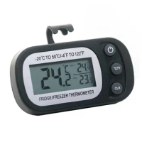 Refrigerator Temperature Gauge Indoor Outdoor Thermometer Digital Fridge Thermometer Lcd Display Max/min Celsius Fahrenheit