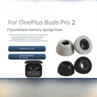 Eartips for OnePlus Buds Pro2 Earplug Bluetooth Earphones Memory Sponge Earplugs Noise Reduction Ear Caps Headphone Accessories