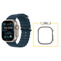 Apple Watch Ultra 2 海洋錶帶 藍色＋保護殼