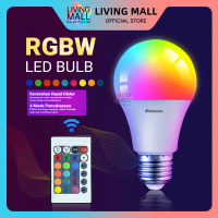 Bohlam LED RGBW 7 Watt Remote Control 16 Warna Dimmable / Lampu RGB LED Bulb / Warna Warni E27