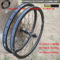 Super Light Carbon MTB Wheelset 29er Tubeless Ratchet UM02D Boost 15x110mm 12x148mm Sapim UCI Approve Mountain Bike Wheels