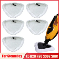 Steam Mop Pads Spare Parts Mop Cloth Accessories For Steamboy X5 H2O H20 S302 S001 SKG 1500W Steam Mop Washable Rags Replacement