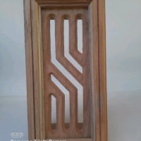 Loster  Roster kayu ventilasi boven angin-angin rumah kayu jati Jepara motif Minimalis S UKURAN 14x2