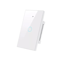 【台灣智能家居】單火線單控雙切觸控開關+WiFi手機APP定時開關