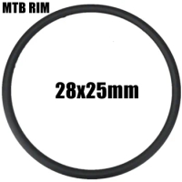 297g Asymmetric Bike Rim Tubeless MTB Wheel Rim Carbon Mountain Rim Disc Bike rim 25x28mm Wide 29er XC Mtb Carbon Bicycle Rim